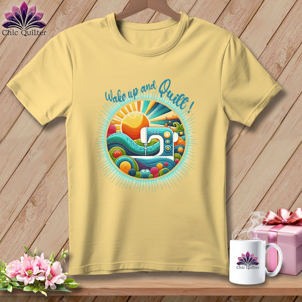 MyDesigns Physical Item Banana / S Wake up and Quilt ~ Premium Tee
