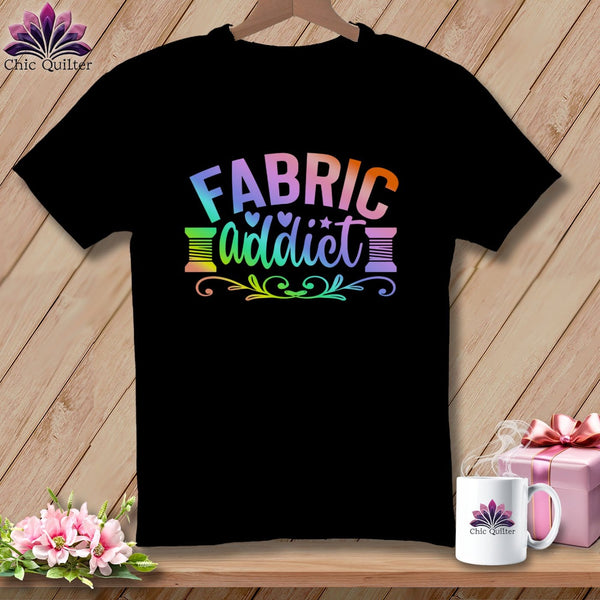MyDesigns Physical Item Black / S Fabric Addict ~Premium Tee