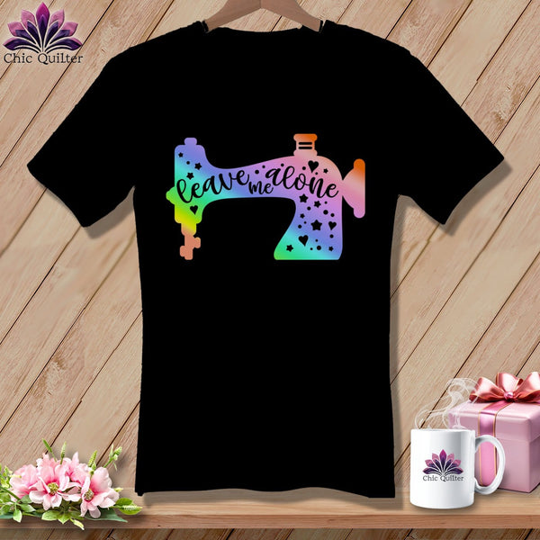 MyDesigns Physical Item Black / S Leave Me Alone ~SuperSoft V-Neck Tee