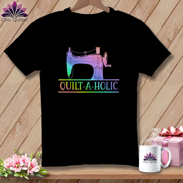 MyDesigns Physical Item Black / S Quilt-a-Holic ~Premium Tee
