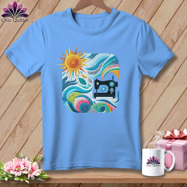 MyDesigns Physical Item Carolina Blue / S Creative Breezes ~ SuperSoft Relaxed Fit Tee