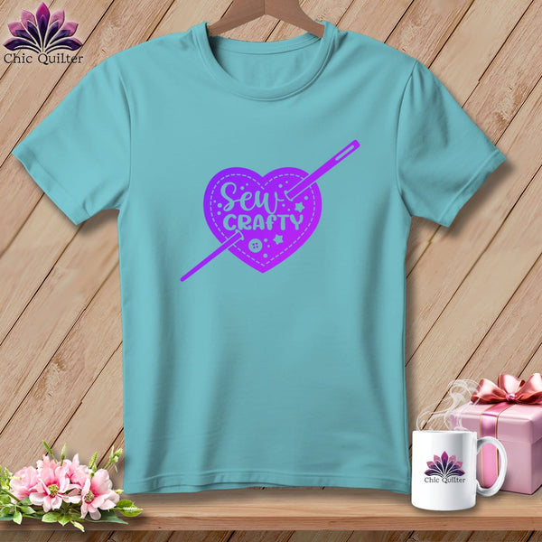 MyDesigns Physical Item Chalky Mint / S Sew Crafty ~Premium Tee