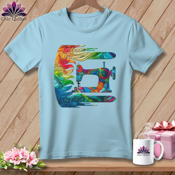 MyDesigns Physical Item Chambray / S Gale Force Quilting ~ Premium Tee