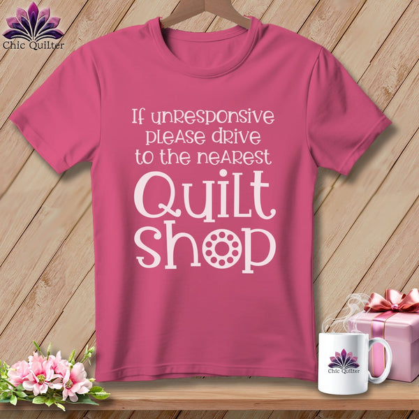 MyDesigns Physical Item Crunchberry / S If Unresponsive Please Drive to Nearest Quilt Shop ~Premium Tee