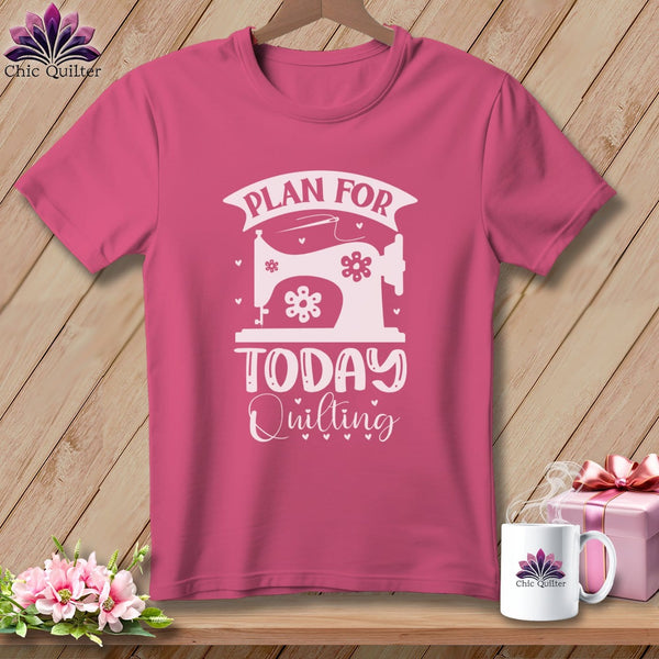 MyDesigns Physical Item Crunchberry / S Plan For Today Quilting ~Premium Tee