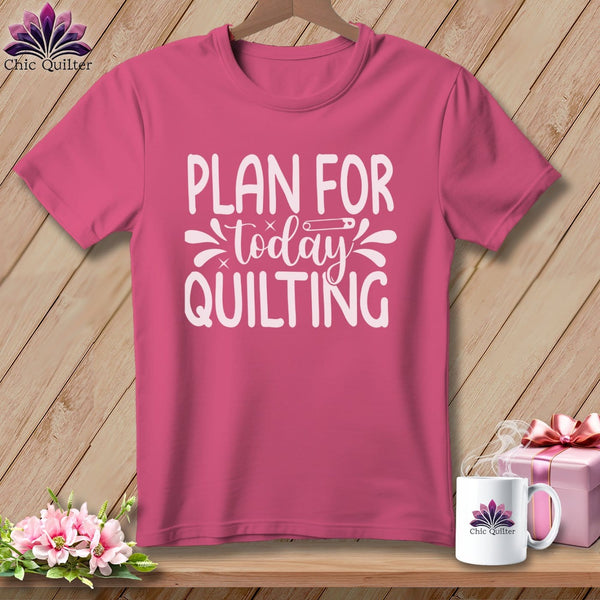 MyDesigns Physical Item Crunchberry / S Plan for Today Quilting ~Premium Tee