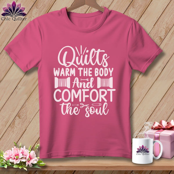 MyDesigns Physical Item Crunchberry / S Quilts Warm the Body and Comfort the soul ~Premium Tee