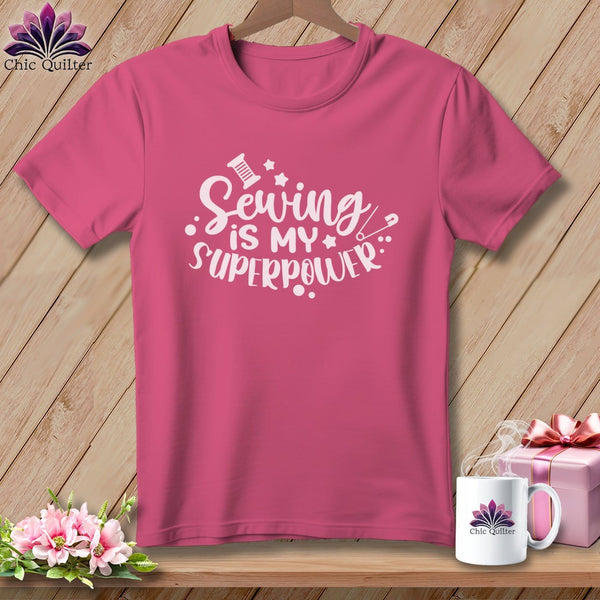 MyDesigns Physical Item Crunchberry / S Sewing is My SuperPower ~Premium Tee