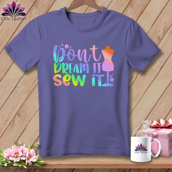MyDesigns Physical Item Grape / S Don't Dream It Sew It ~Premium Tee