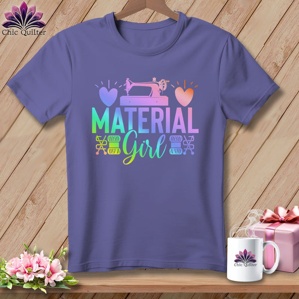 MyDesigns Physical Item Grape / S Material Girl ~Premium Tee