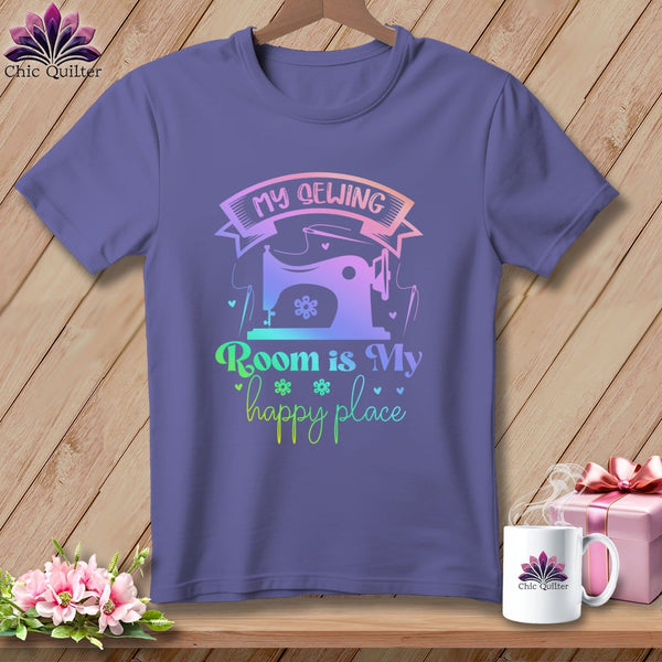 MyDesigns Physical Item Grape / S My Sewing Room Is My Happy Place ~Premium Tee