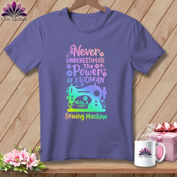 MyDesigns Physical Item Grape / S Never Underestimate the Power of a Woman ~Premium Tee