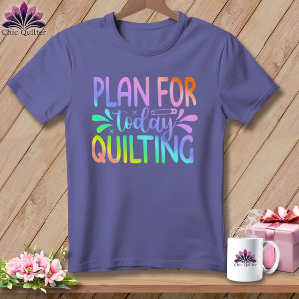 MyDesigns Physical Item Grape / S Plan for Today Quilting ~Premium Tee
