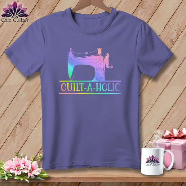 MyDesigns Physical Item Grape / S Quilt-a-Holic ~Premium Tee