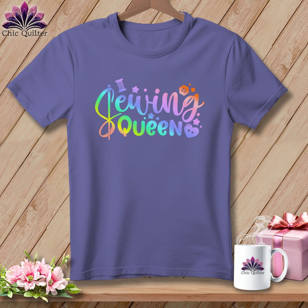 MyDesigns Physical Item Grape / S Sewing Queen ~Premium Tee