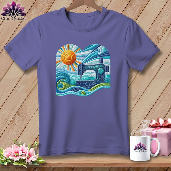 MyDesigns Physical Item Grape / S Surfing the Fabric Sea ~ Premium Tee