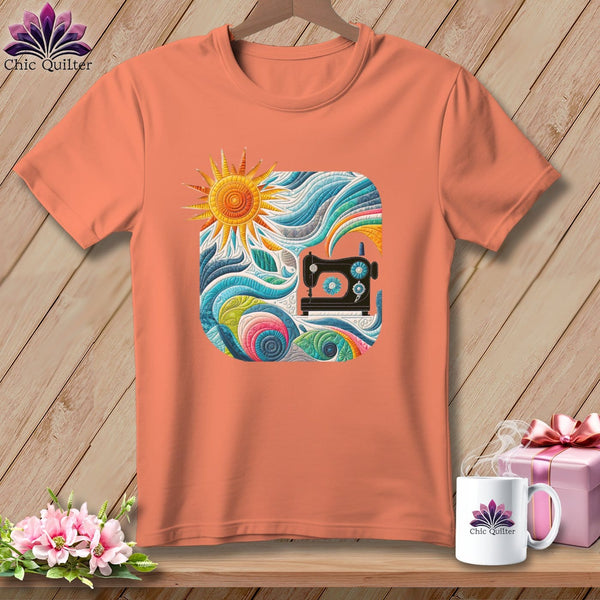 MyDesigns Physical Item Heather Sunset / S Creative Breezes ~ SuperSoft Relaxed Fit Tee