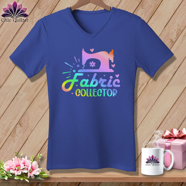 MyDesigns Physical Item Heather True Royal / S Fabric Collector ~SuperSoft V-Neck Tee