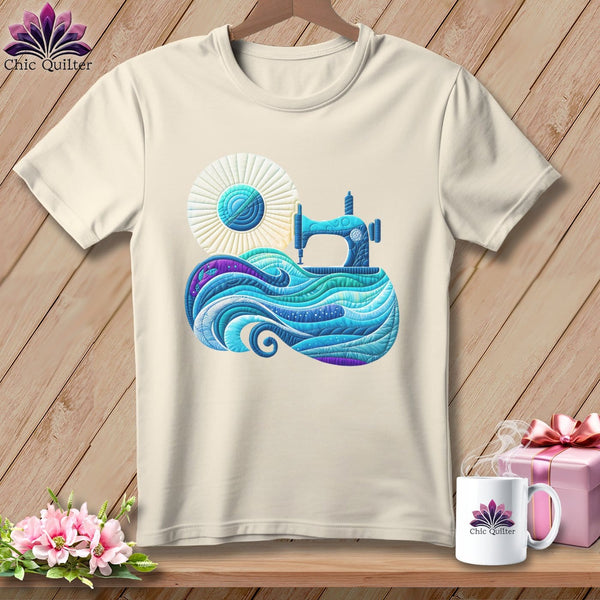 MyDesigns Physical Item Natural / S Sewing Tides ~ SuperSoft Relaxed Fit Tee
