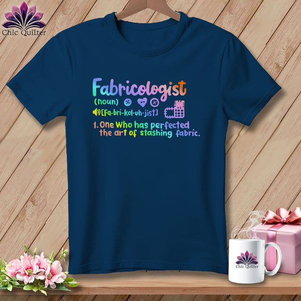 MyDesigns Physical Item Navy / S Fabricologist ~Premium Tee