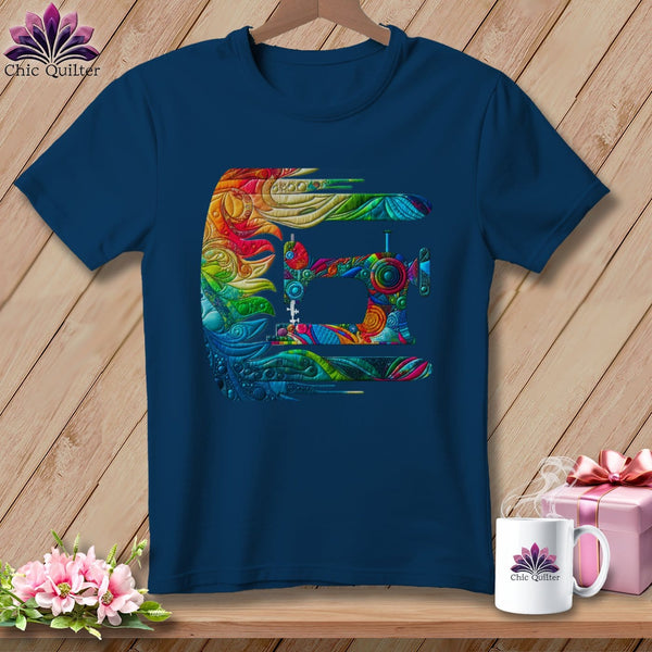 MyDesigns Physical Item Navy / S Gale Force Quilting ~ Premium Tee