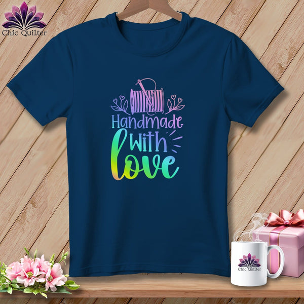 MyDesigns Physical Item Navy / S Handmade with Love ~Premium Tee