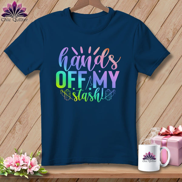 MyDesigns Physical Item Navy / S Hands Off My Stash ~Premium Tee