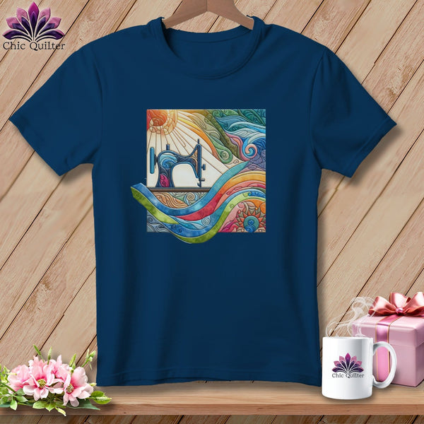 MyDesigns Physical Item Navy / S Quilting on a Cloud ~ Premium Tee