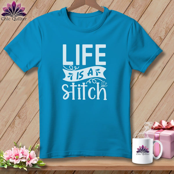 MyDesigns Physical Item Royal Caribe / S Life is a stitch ~Premium Tee