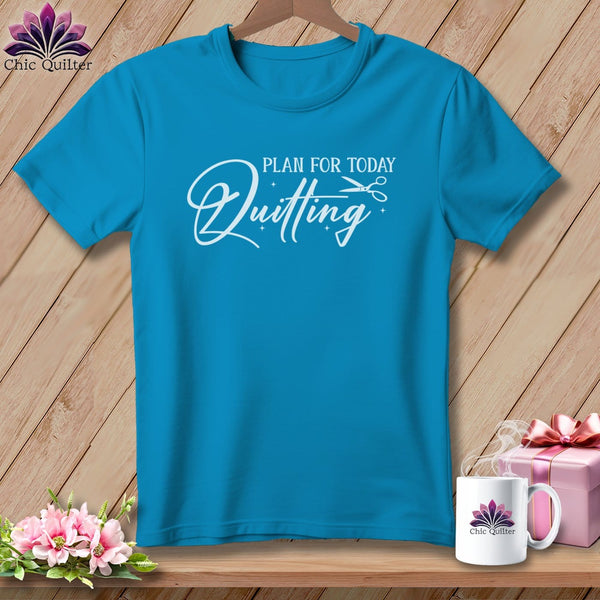 MyDesigns Physical Item Royal Caribe / S Plan for Today Quilting ~Premium Tee