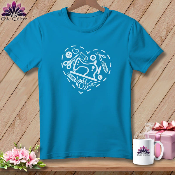 MyDesigns Physical Item Royal Caribe / S Quilting Heart ~Premium Tee