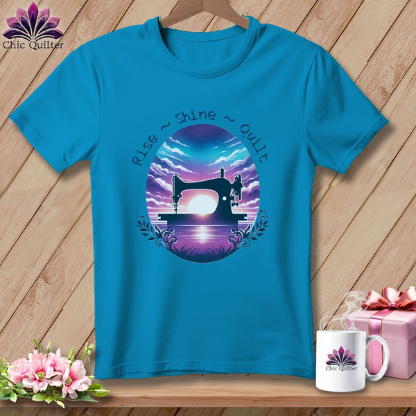 MyDesigns Physical Item Royal Caribe / S Rise Shine Quilt ~ Premium Tee