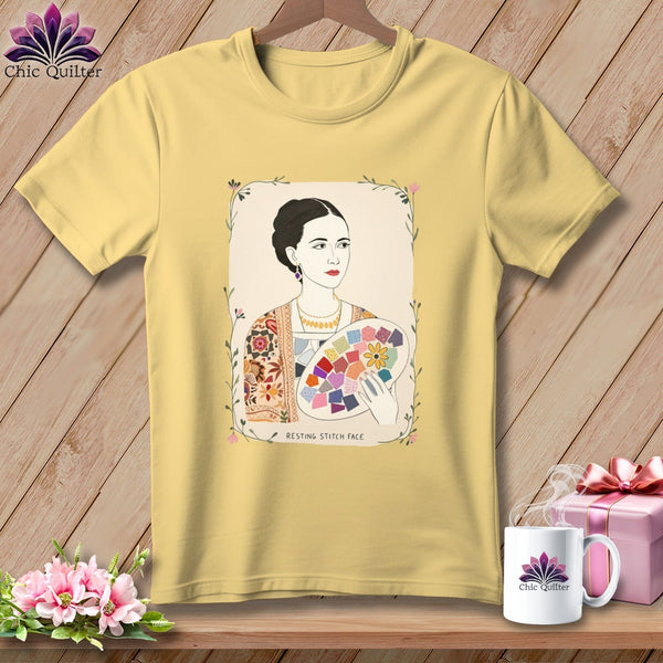 MyDesigns Physical Item S / Banana Georgia O-Sew - Resting Stitch Face ~ Premium Tee