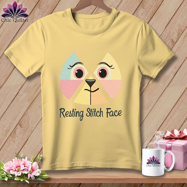 MyDesigns Physical Item S / Banana Stitchy Face - Resting Stitch Face ~ Premium Tee