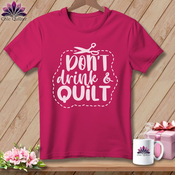 MyDesigns Physical Item S / Berry Don't Drink and Quilt ~ Relaxed Fit Tee
