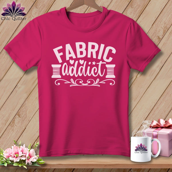 MyDesigns Physical Item S / Berry Fabric Addict ~ Relaxed Fit Tee