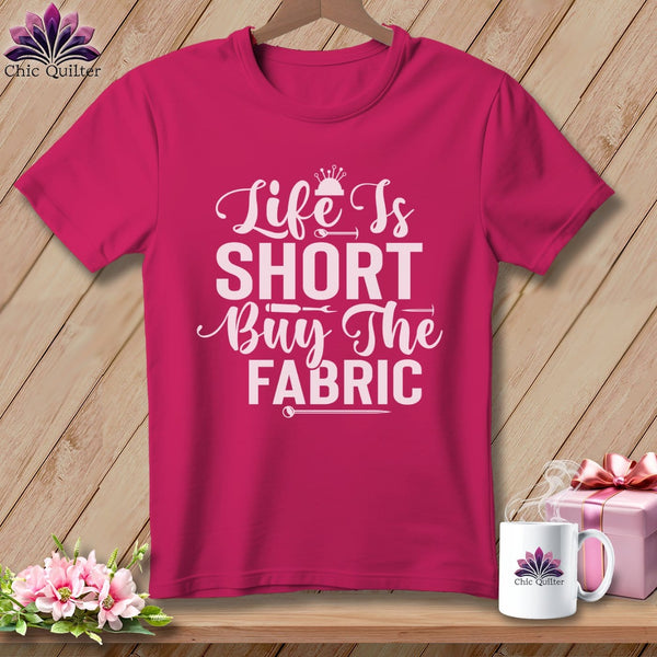 MyDesigns Physical Item S / Berry Life is Short Buy the Fabric ~ Relaxed Fit Tee