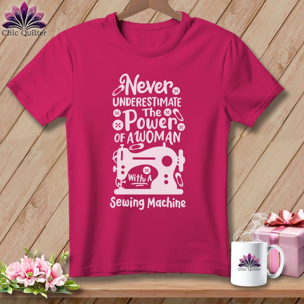 MyDesigns Physical Item S / Berry Never Underestimate the Power of a Woman ~ Relaxed Fit Tee