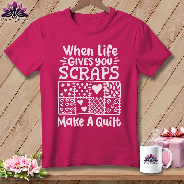 MyDesigns Physical Item S / Berry When Life Gives You Scraps ~ Relaxed Fit Tee