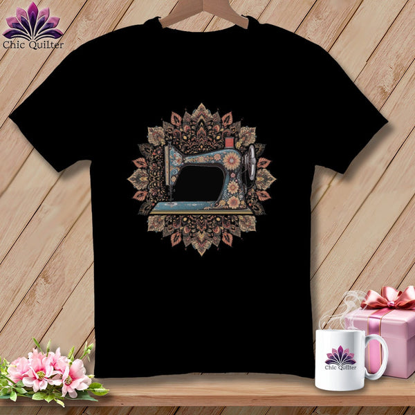 MyDesigns Physical Item S / Black Boho Stitches ~ Relaxed Fit Tee