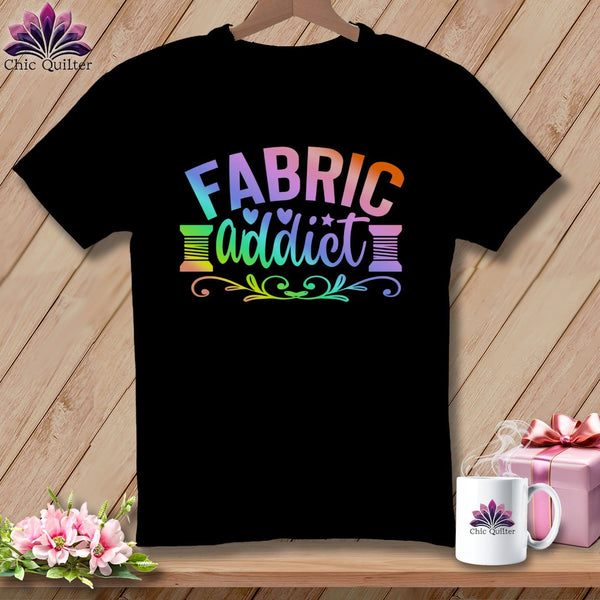 MyDesigns Physical Item S / Black Fabric Addict ~ Relaxed Fit Tee