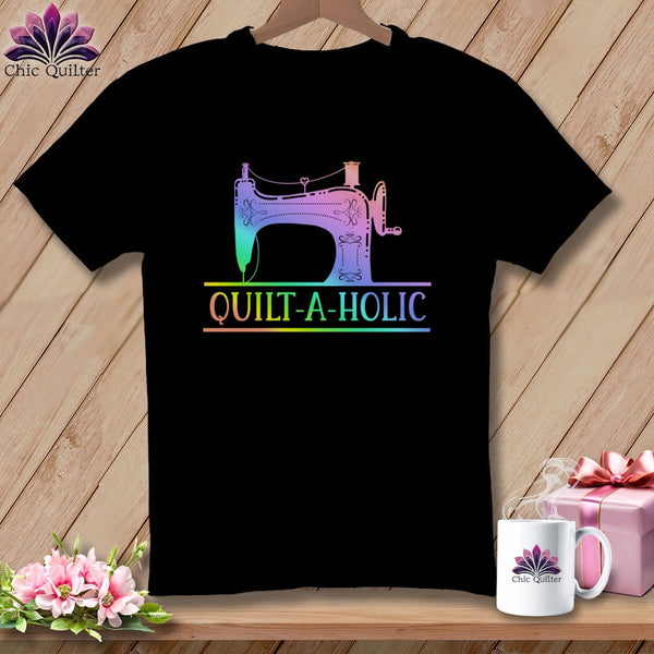 MyDesigns Physical Item S / Black Quilt-a-Holic ~ Relaxed Fit Tee