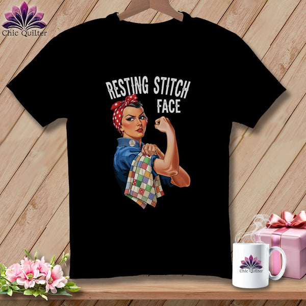 MyDesigns Physical Item S / Black Rosie the Binder - Resting Stitch Face ~ Relaxed Fit Tee