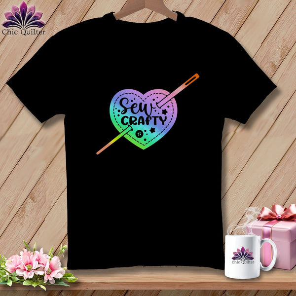 MyDesigns Physical Item S / Black Sew Crafty ~ Relaxed Fit Tee