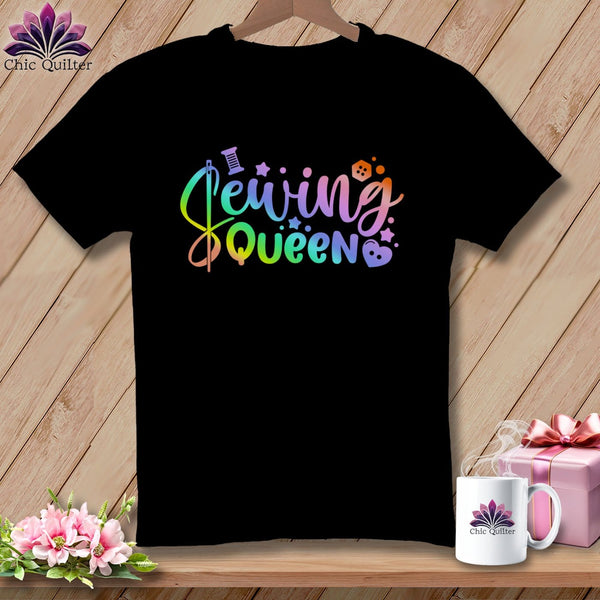 MyDesigns Physical Item S / Black Sewing Queen ~ Relaxed Fit Tee