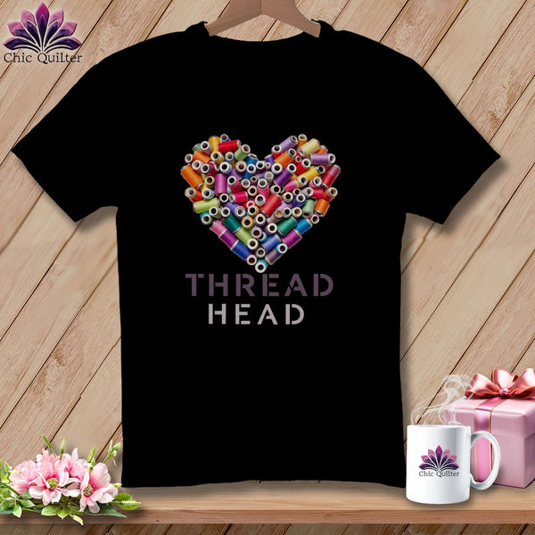 MyDesigns Physical Item S / Black Thread Head ~ Relaxed Fit Tee