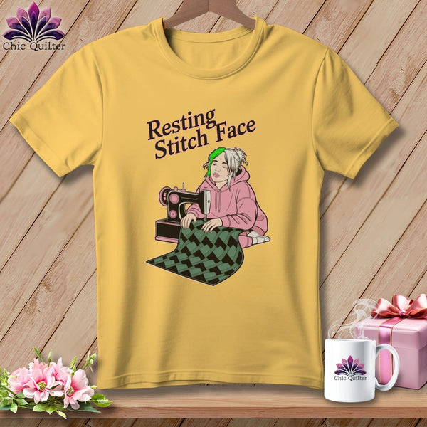 MyDesigns Physical Item S / Butter Bias Billie - Resting Stitch Face ~ Premium Tee
