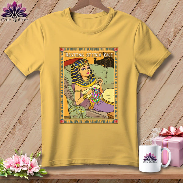 MyDesigns Physical Item S / Butter Cleo Patch Ra - Resting Stitch Face ~ Premium Tee