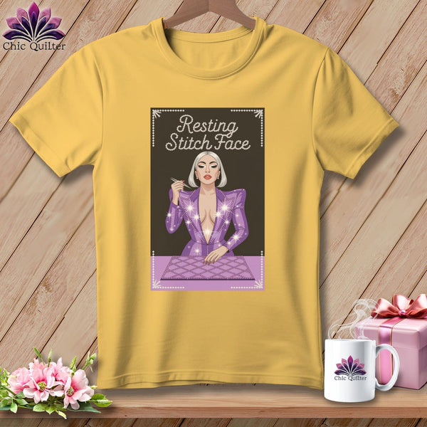 MyDesigns Physical Item S / Butter Lacy Gagga - Resting Stitch Face ~ Premium Tee