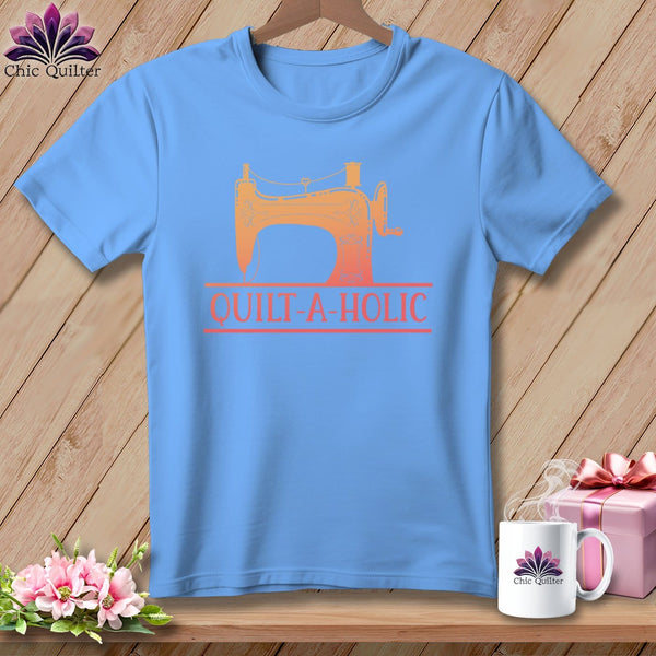 MyDesigns Physical Item S / Carolina Blue Quilt-a-Holic ~ Relaxed Fit Tee